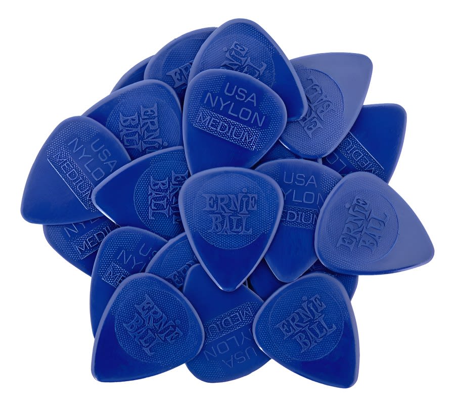 Uñetas Ernie Ball P09131 Pack 50 Med Injection Nylon 0.73