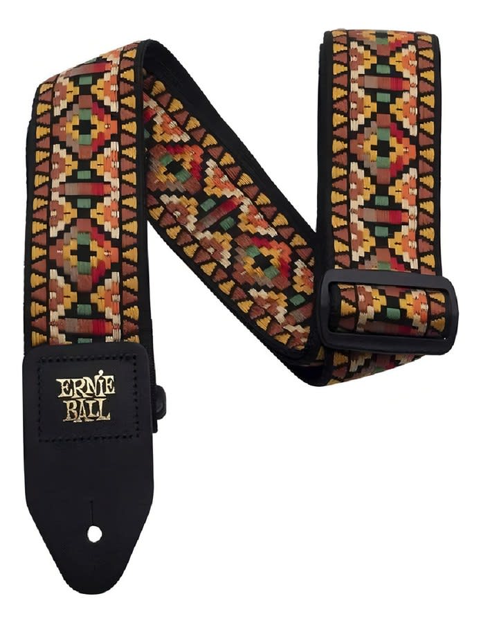 Ernie Ball Correa Para Guitarra P04090 Jacquard Santa Fe Jacquard Santa Fe Amarillo Rayas