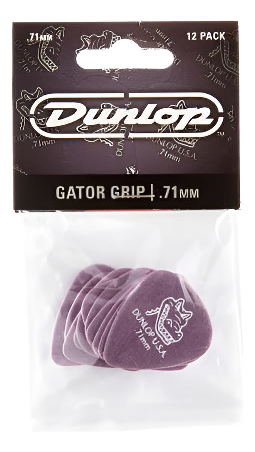 Uñetas Jim Dunlop 417p 0.71 Gator Std Pack X 12