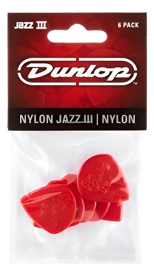 Puas Jim Dunlop 47p3n Nylon Jazz Iii Pack X6