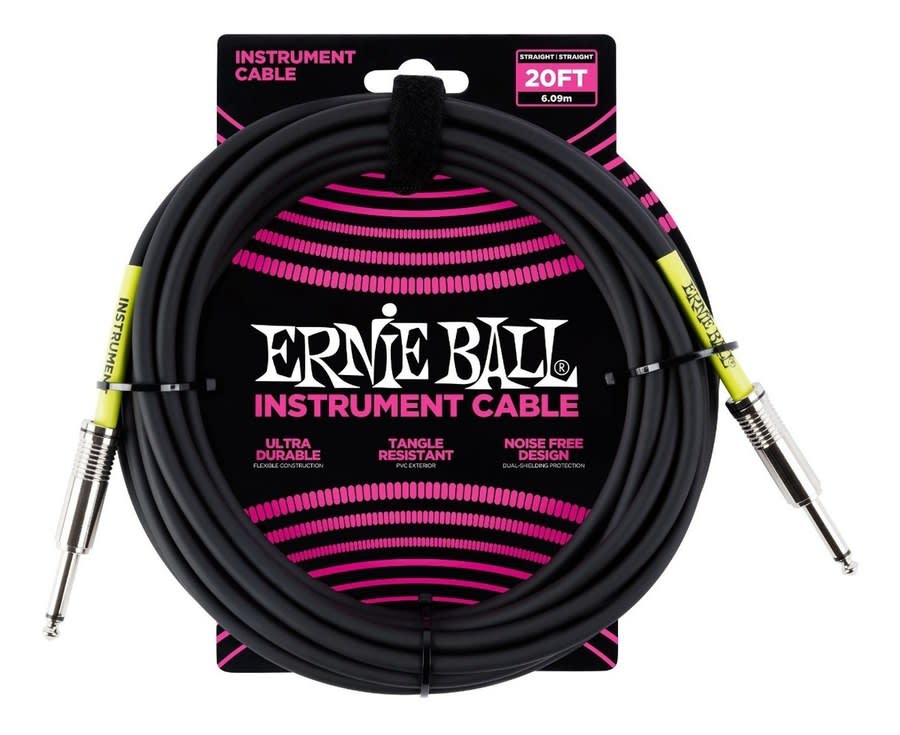 Cable Para Instrumento Ernie Ball P06046 6 Mts Negro