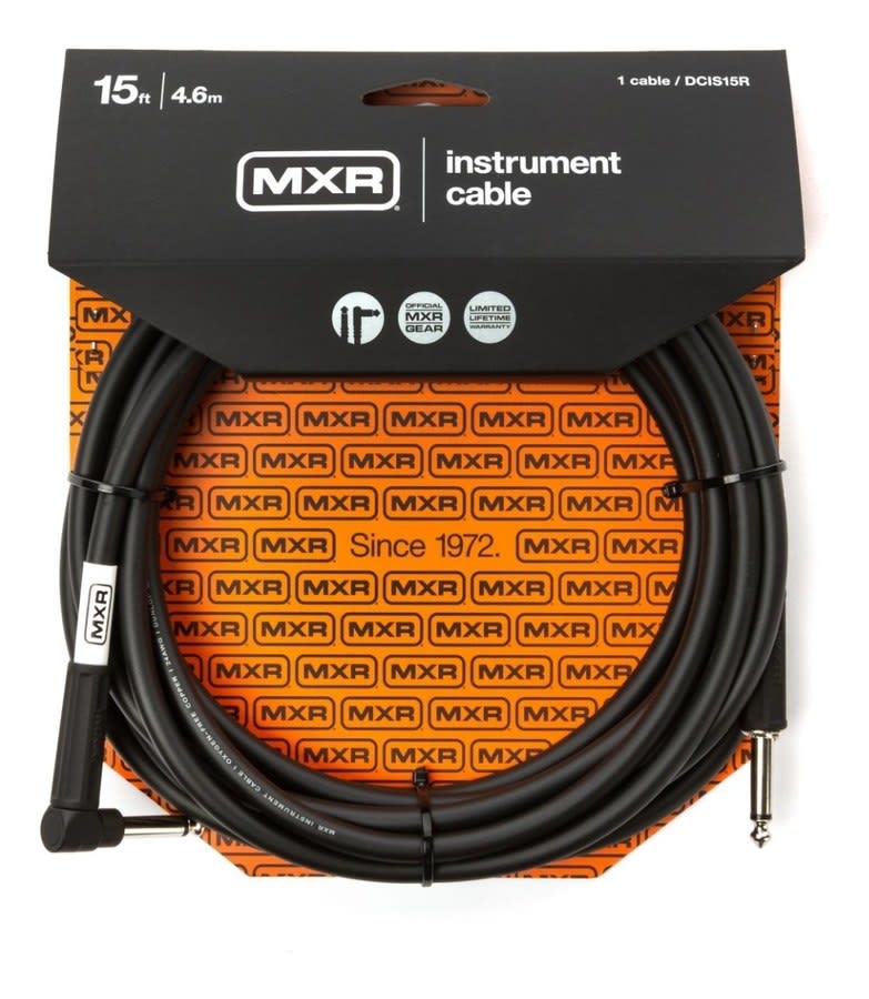 Cable Para Guitarra Y Bajo5 Mts 15′ Mxr Dcis15r