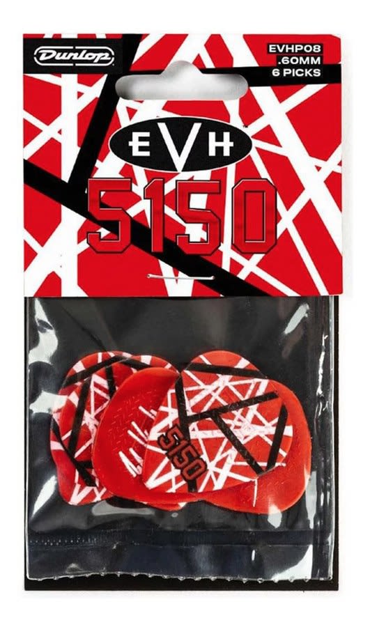 Uñetas Jim Dunlop Evh 5150 Max Grip X6 Evhp08