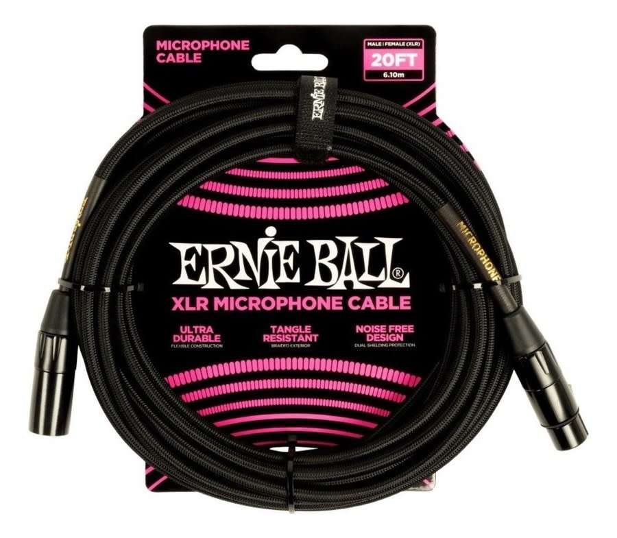 Cable Ernie Ball Canon Canon 6 Metros Negro P06392