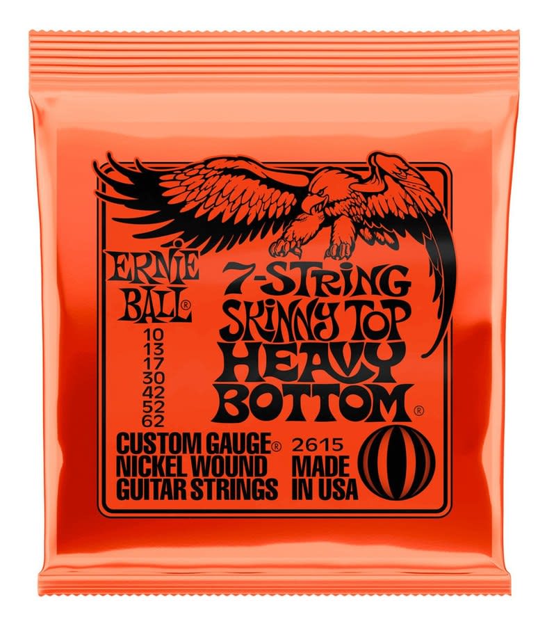 Ernie Ball 2615 Guit. 7 Cuerdas 10/62 Nickel Plated Steel