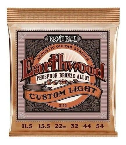 Cuerdas Guitarra Acústica Ernie Ball 2145 Earthwood 11.5-54