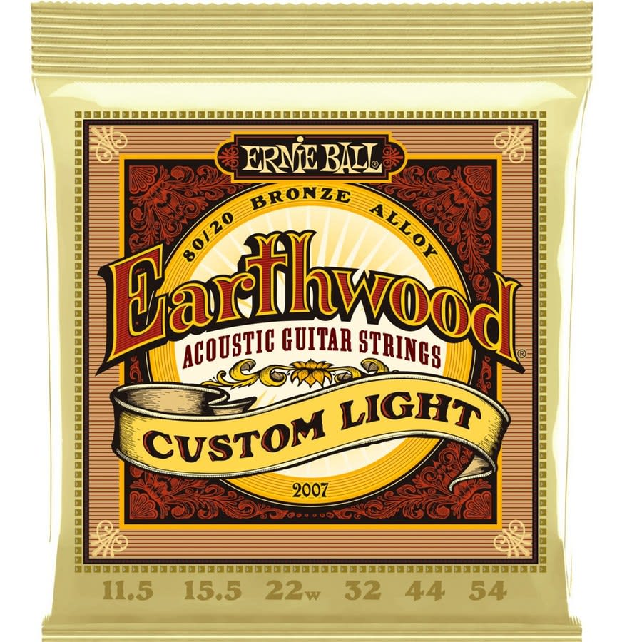 Ernie Ball Cuerdas Guitarra Acustica 2007 Earthwood 11.5-54
