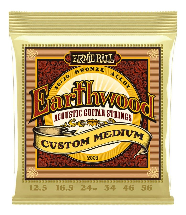 Cuerdas Ernie Ball 2005 Guitarra Acustica 12.5-56 Custom