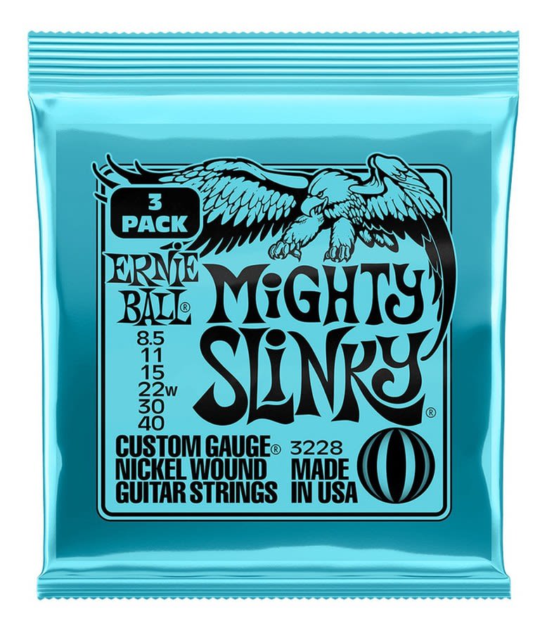 Cuerdas Guitarra Electrica Pack X3 Ernie Ball 3228.008,5