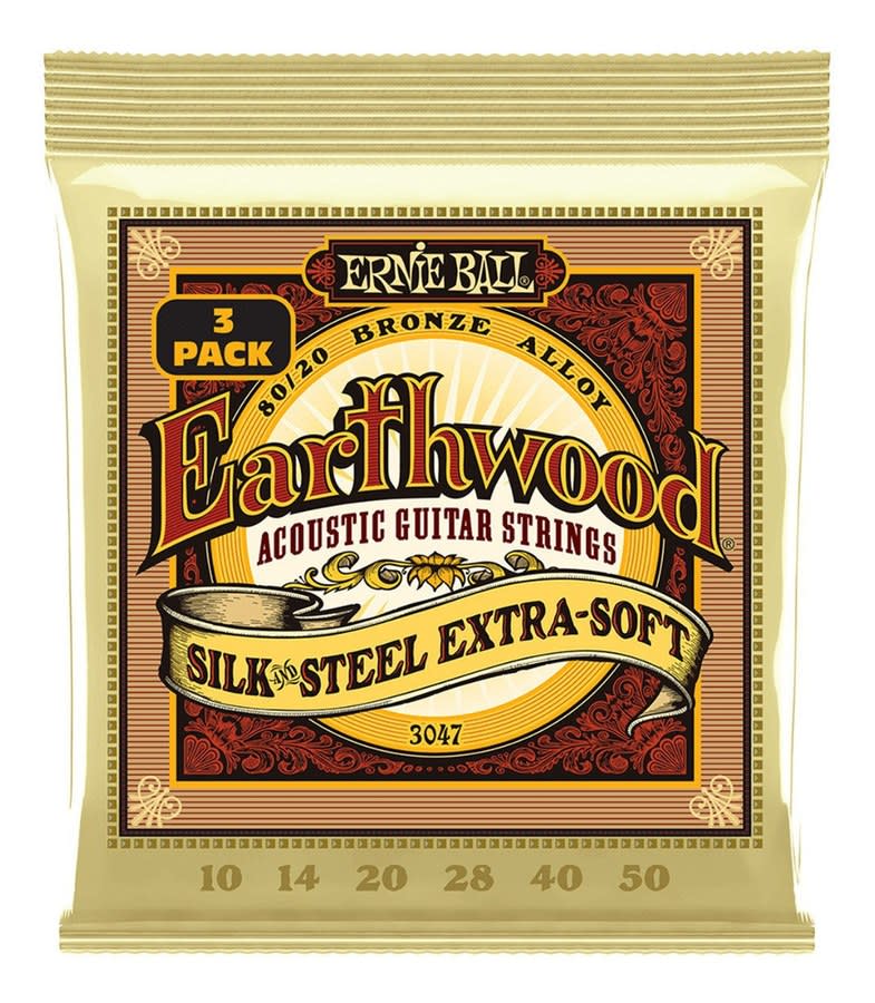 Cuerdas Guitarra Acoustic Pack X3 Ernie Ball Earthwood 3047.010