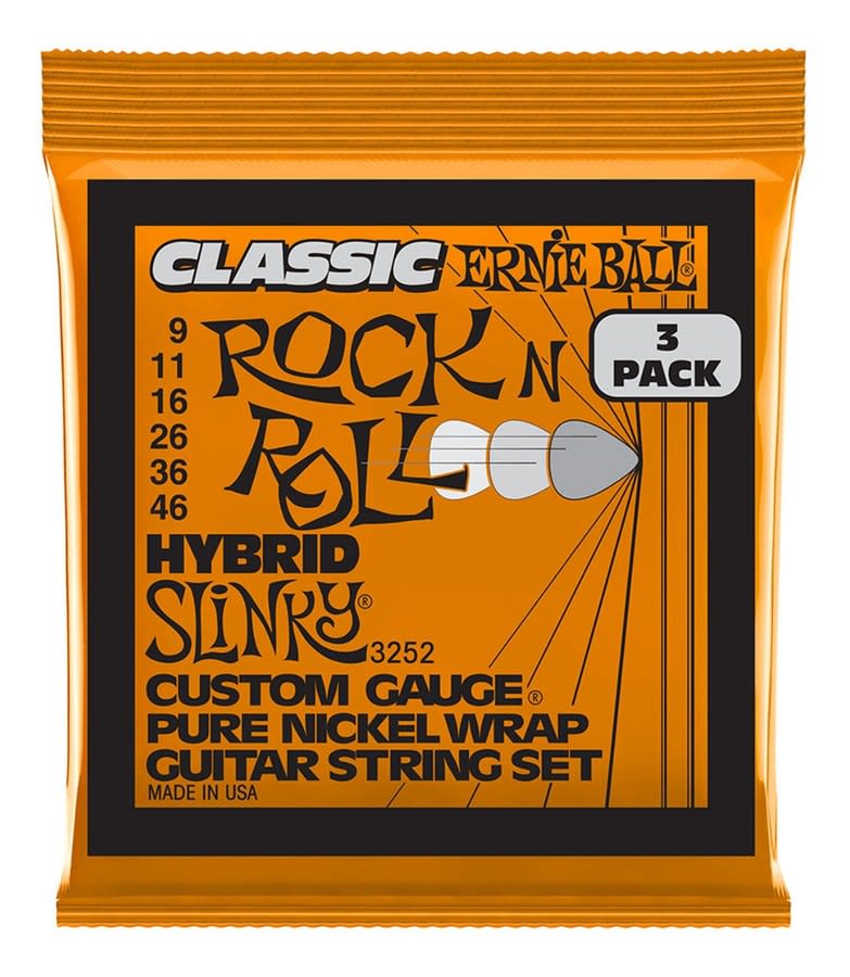 Cuerdas Guitarra Electrica Pack X3 Ernie Ball 3252.009