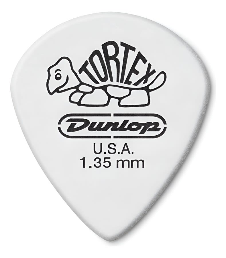 Uñetas Jim Dunlop (561pjr) Tortex Wht Jz3 Pack X12 1.35mm