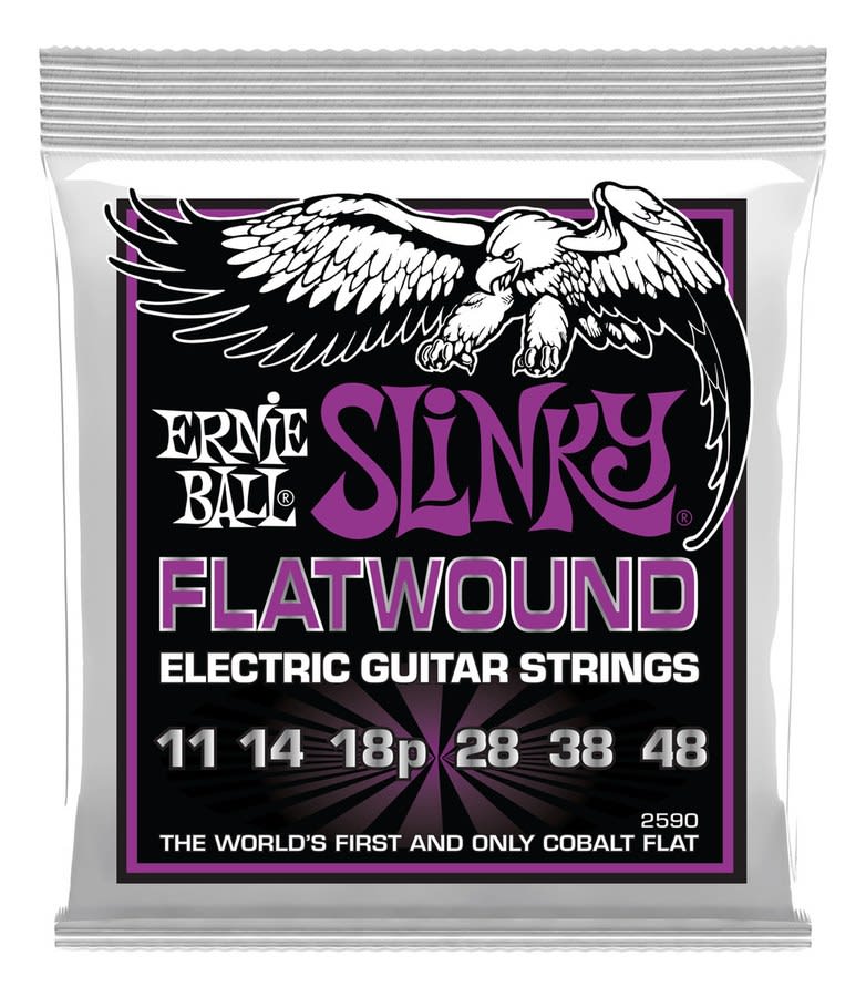 Cuerdas Ernie Ball 2590 Power Slinky Flatwound 11-48