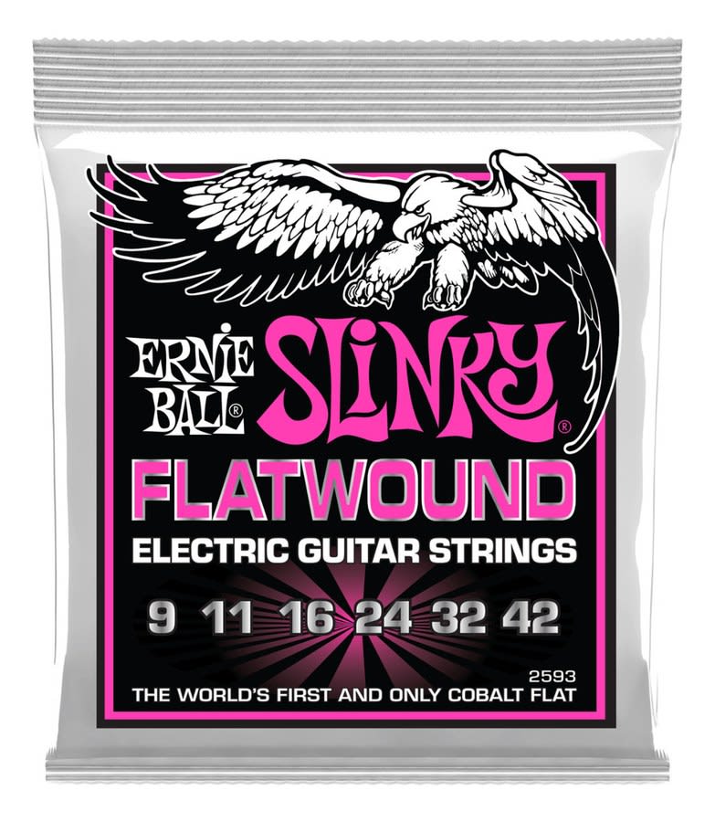 Cuerdas Ernie Ball 2593 Power Slinky Flatwound 009 – 0.43