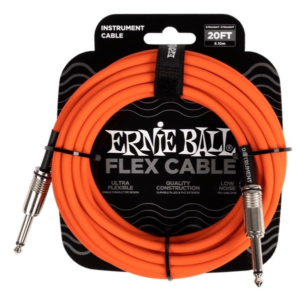 Ernie Ball 6421 Cable Instrumento 6 Metros Naranjo