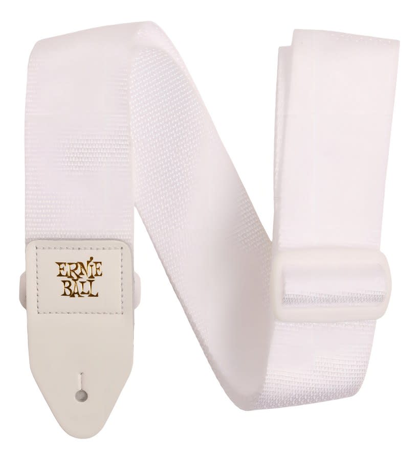 Ernie Ball Correa Para Guitarra O Bajo Polypro Blanco P05350 White W/ White
