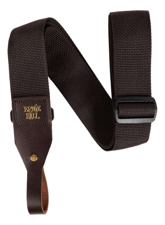 Ernie Ball Correa Guitarra Acústica P05366 Poliprop. Marrón Color Marrón Oscuro Acoustic Guitar Strap