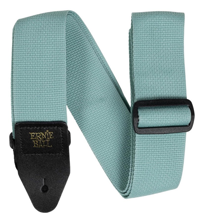 Correa Guitarra Bajo Ernie Ball 5375 Tidal Green (verde Ag.) Verde Claro Polypro Verde Mar