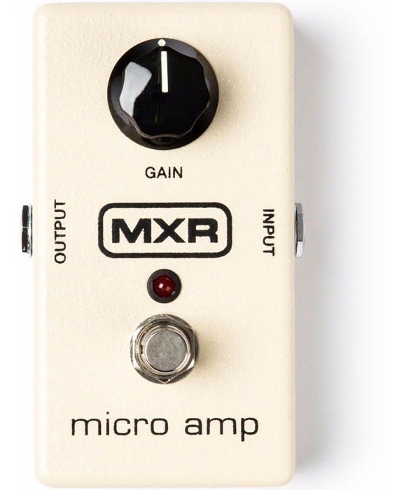 Mxr M133 Mxr Micro Amp Pedal Efecto Para Guitarra Crema