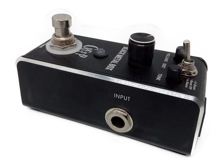 Pedal Micro Black Metal Box -creep- Negro