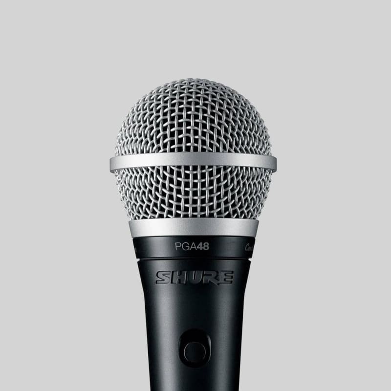 SHURE (PGA48-XLR) CABLE PGA48-XLR MICROFONO VOCAL DINAMICO CARDIOIDE CON INTERRUPTOR CON CABLE XLR
