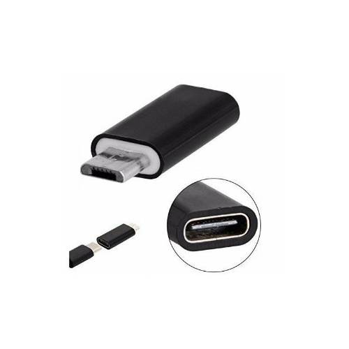 Adaptador OTG - Tipo C Hembra A Micro USB Macho - foto 1