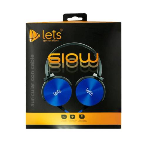 Auricular con cable Lets GLOW - Color Azul - foto 1