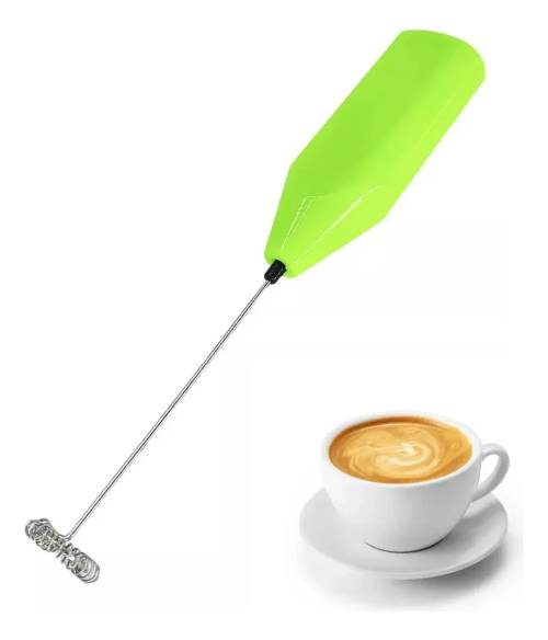 Batidor de cafe o leche a Pilas (2 x AA) Color Verde - foto 1