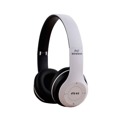 Auricular Bluetooth Vincha - P47 - Color Blanco