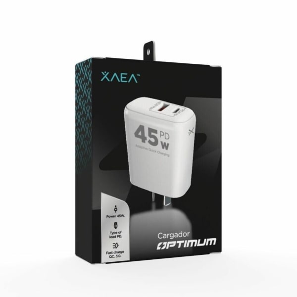Cabezal 45w Optimum – 5A – 1USB + TIPO C – XAEA