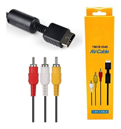 Cable Audio Vídeo Rca Play Station Ps2/Ps3