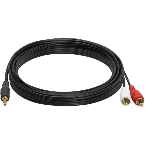Cable auxiliar 2 RCA a 1 AUX