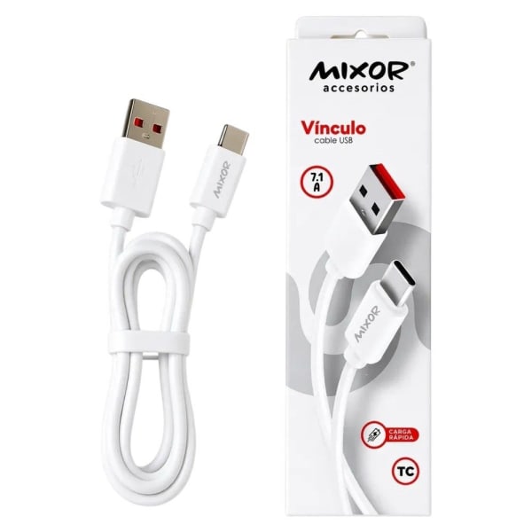 Cable Cargador Mixor Vinculo 7.1A USB a Tipo C
