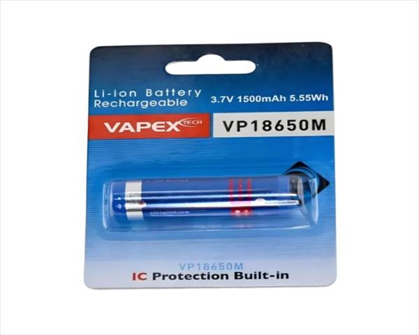 PILA VAPEX 18650M 3.7V 1500 MAH RECARGABLE