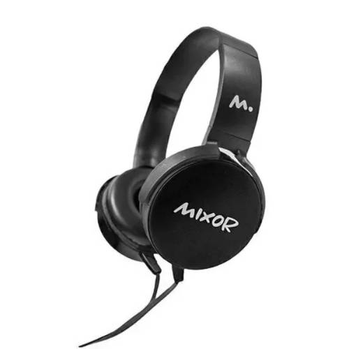 Auricular Vincha Mixor Limbo Con Cable - Color Negro