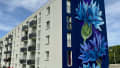 Blooming Serenity in Urban Blue