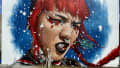 Fierce Beauty Amidst a Snowy Dreamscape