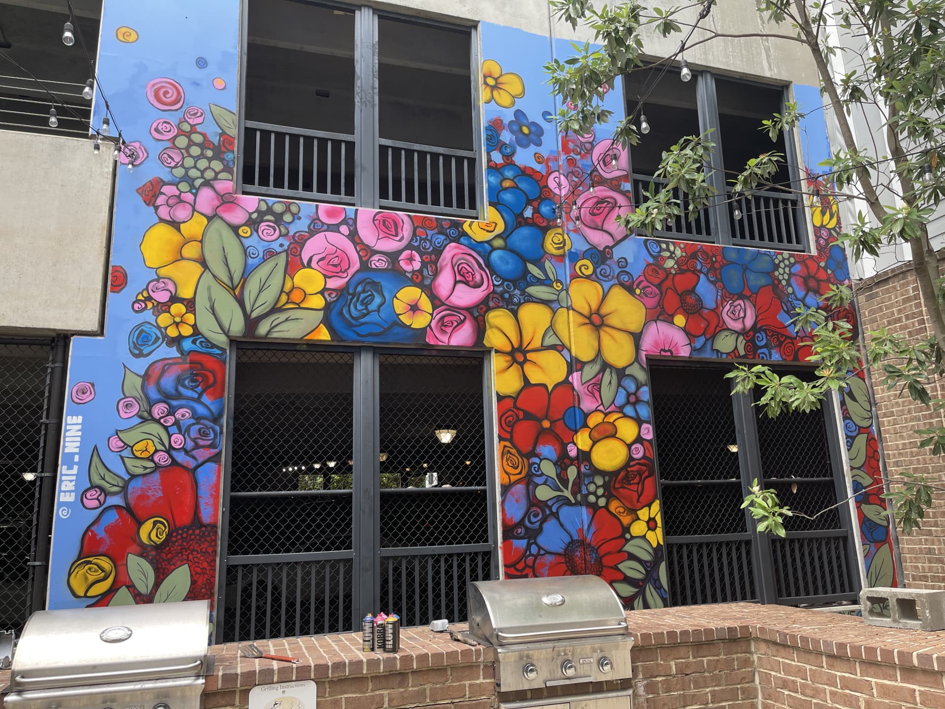 Vibrant Blossoms of Urban Serenity