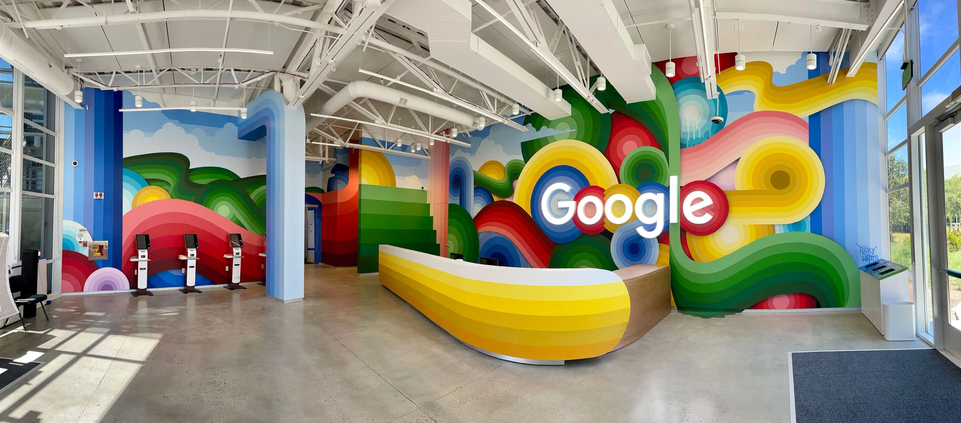 Google B43 Lobby Mural