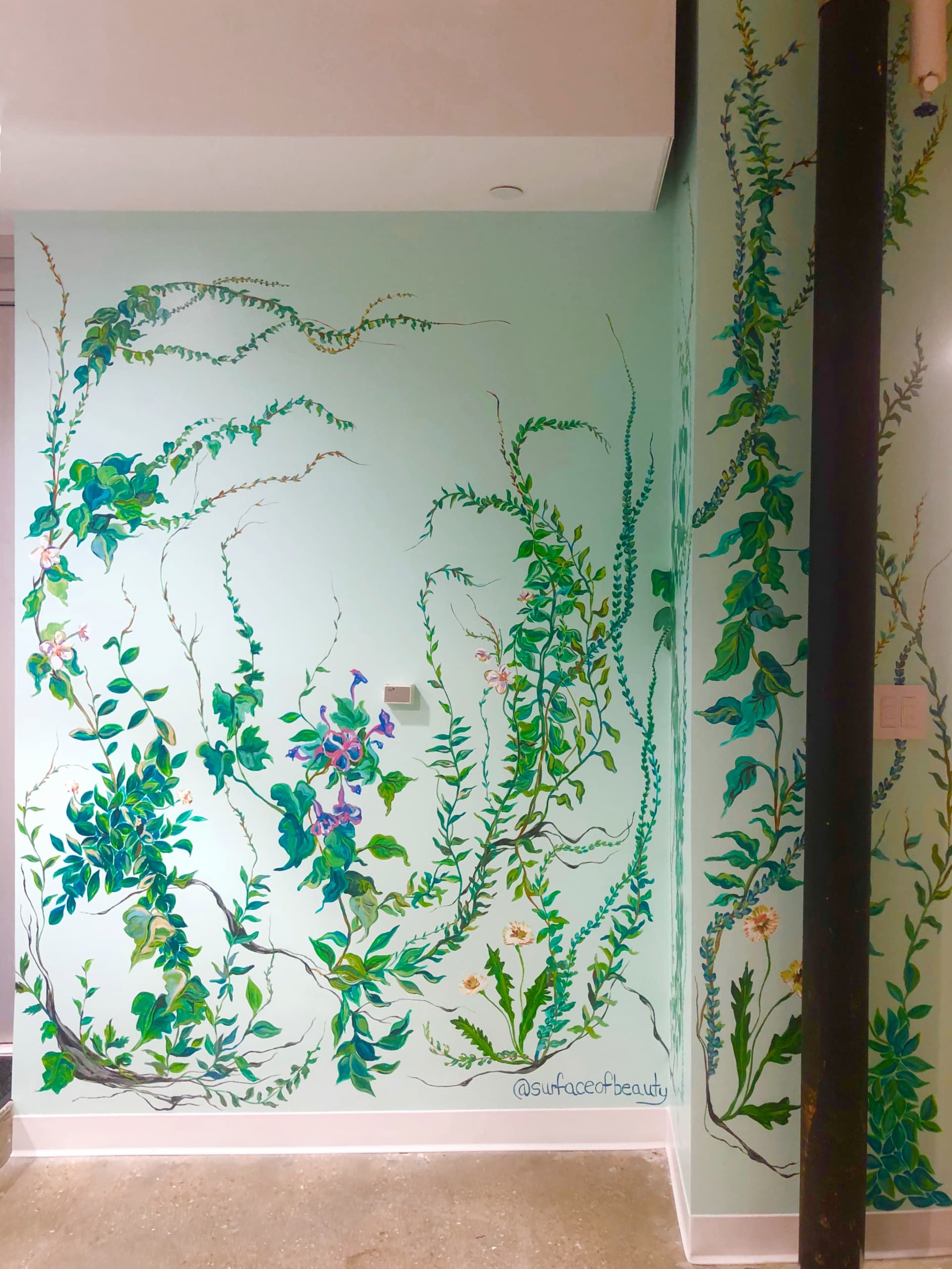 Ivy-Covered Wildflower Garden