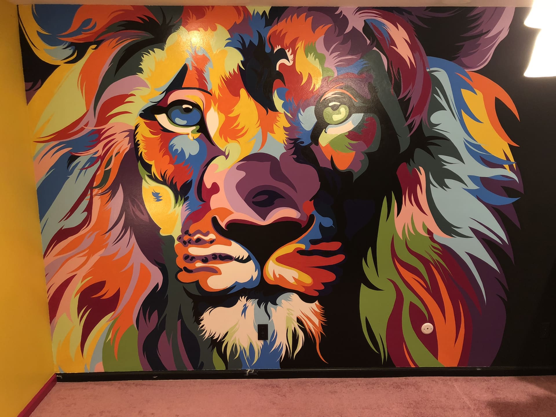 Colorful Lion