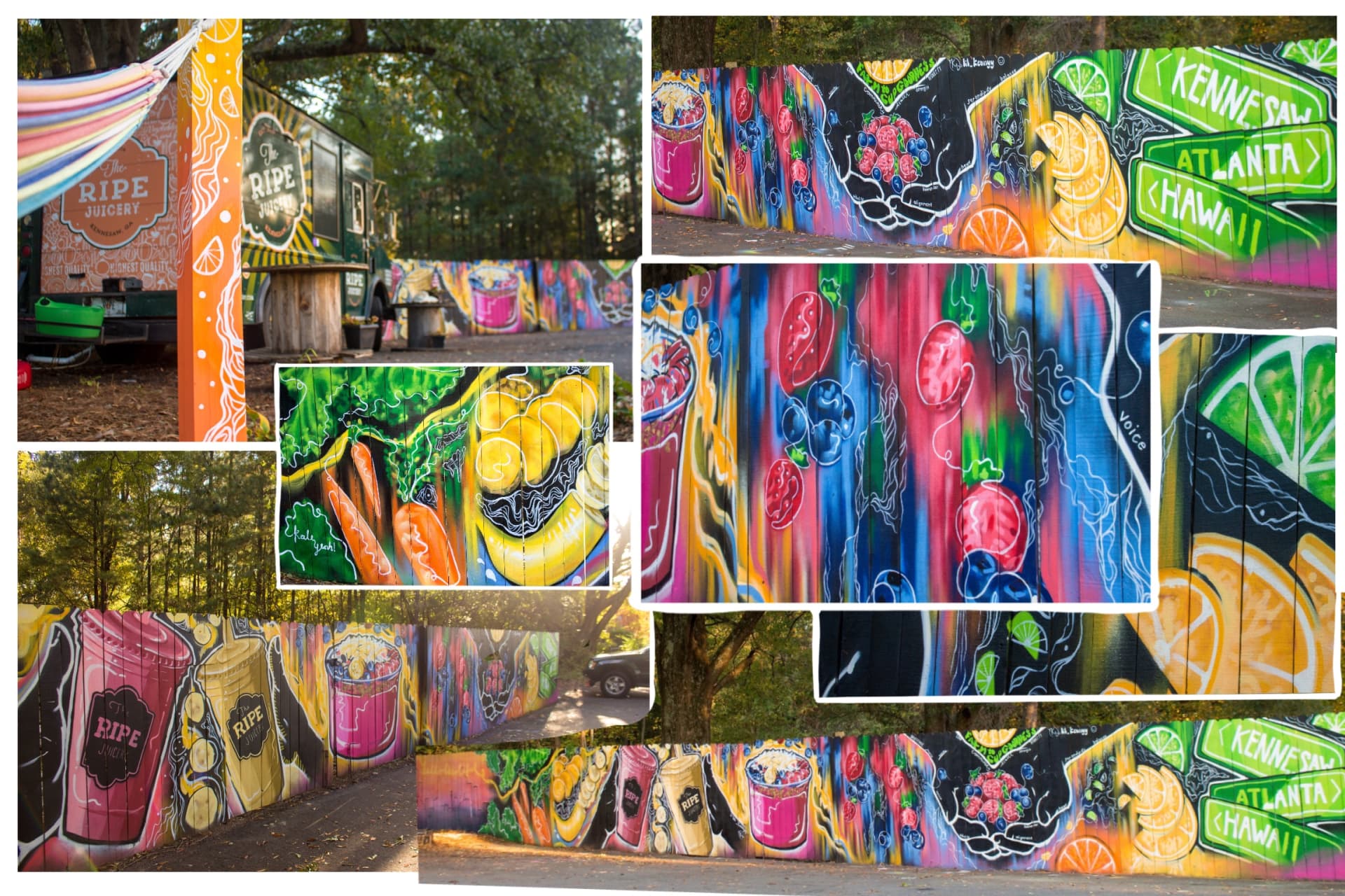 The Ripe Juicery Mural
