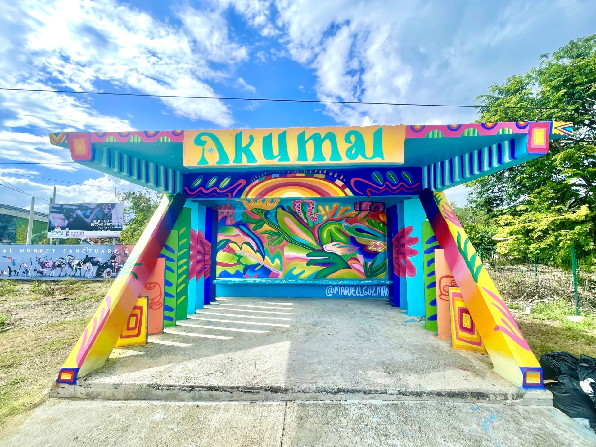 Dance Portal (Akumal bus stop)