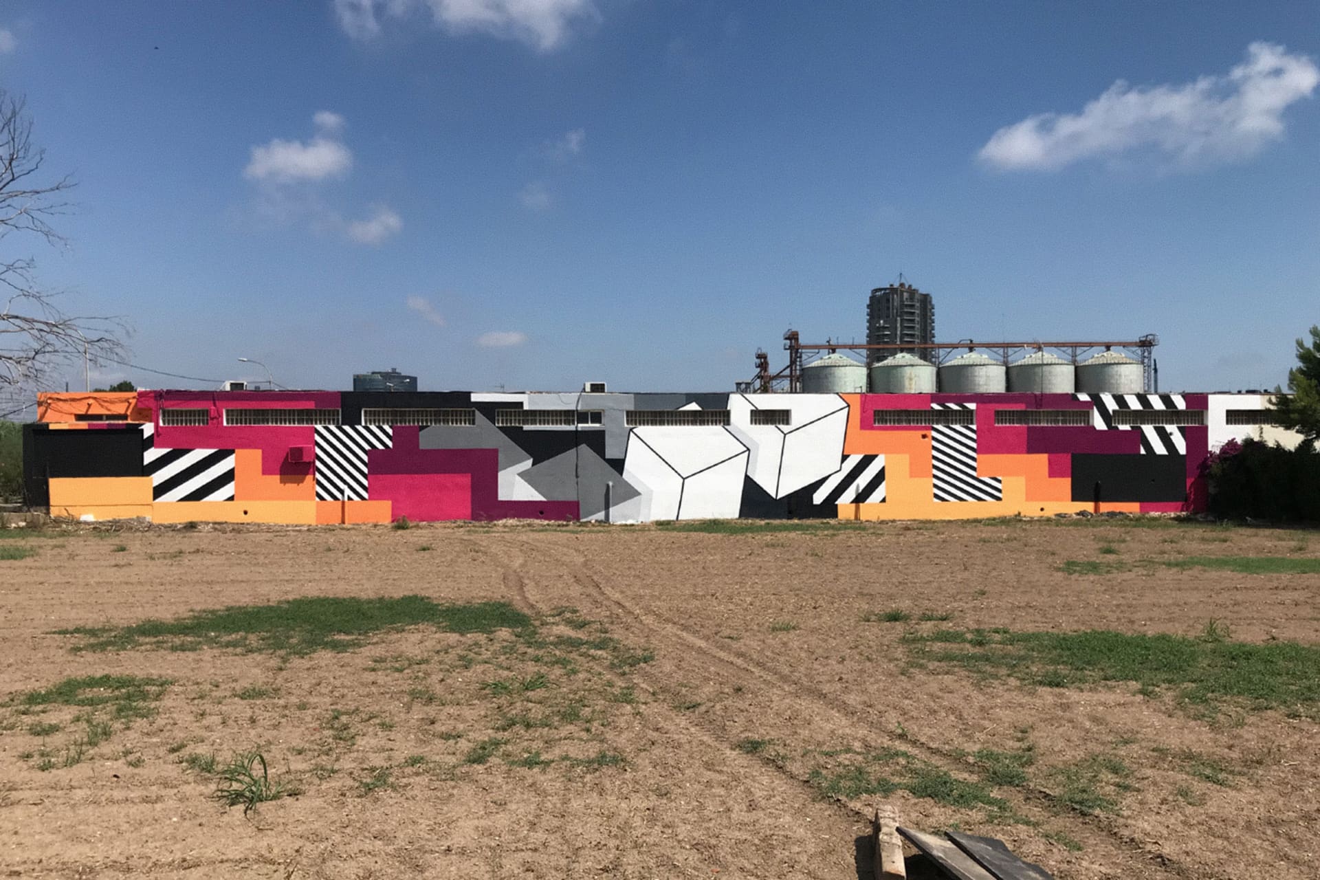 Geometric Vibrance in Urban Landscape
