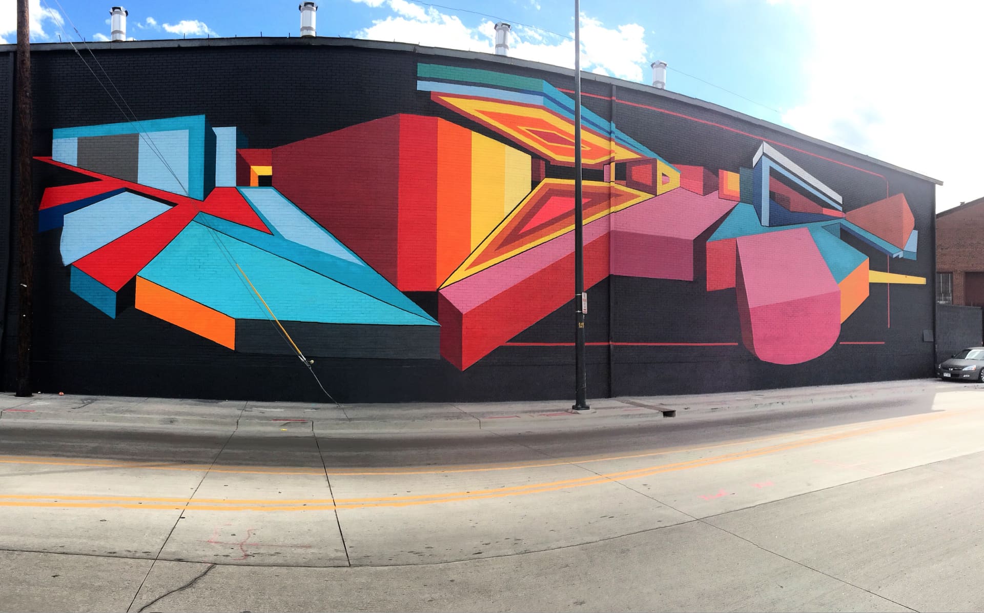 Geometric Symphony in Vibrant Hues