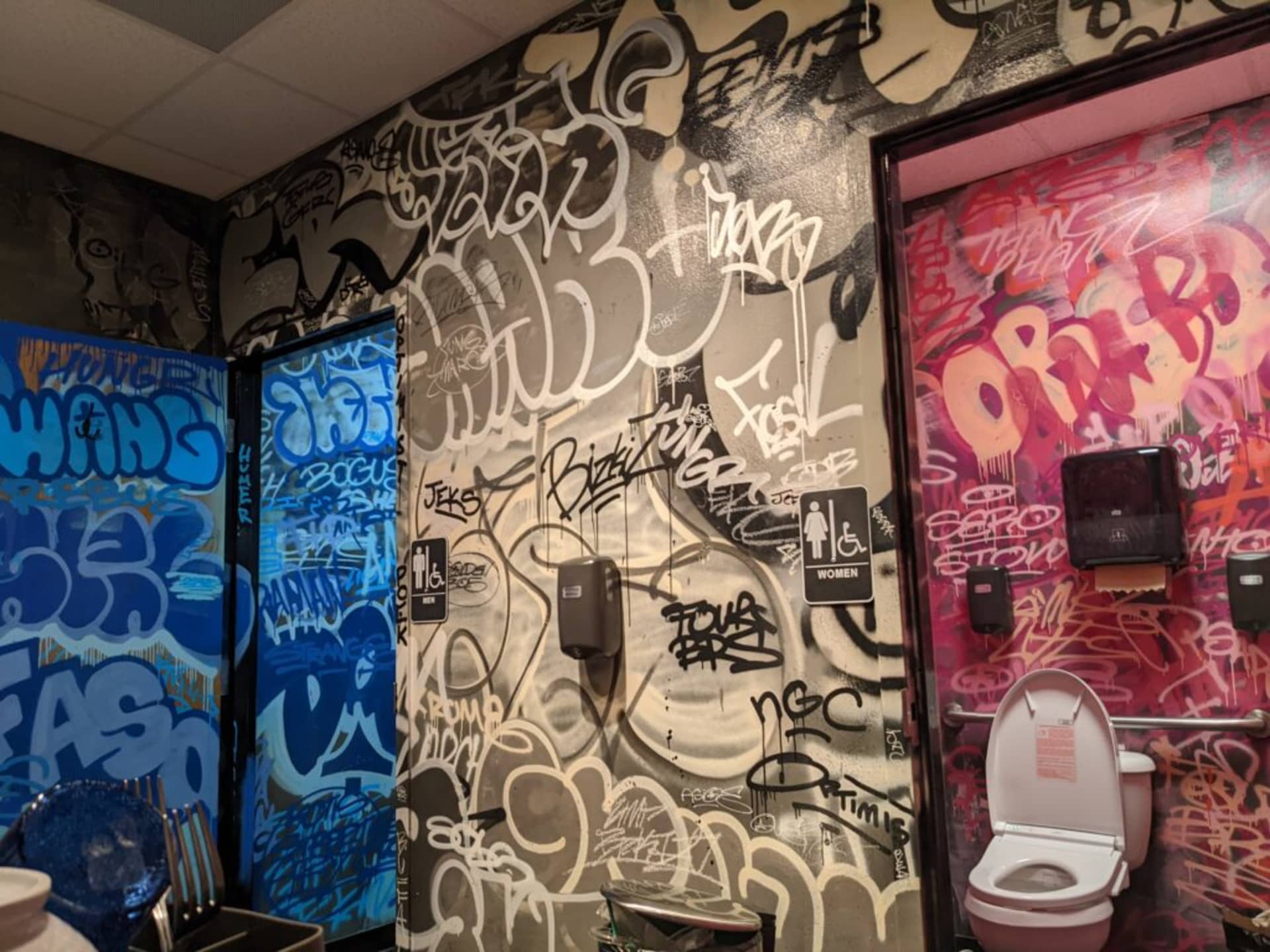 Urban Echoes of Color and Chaos