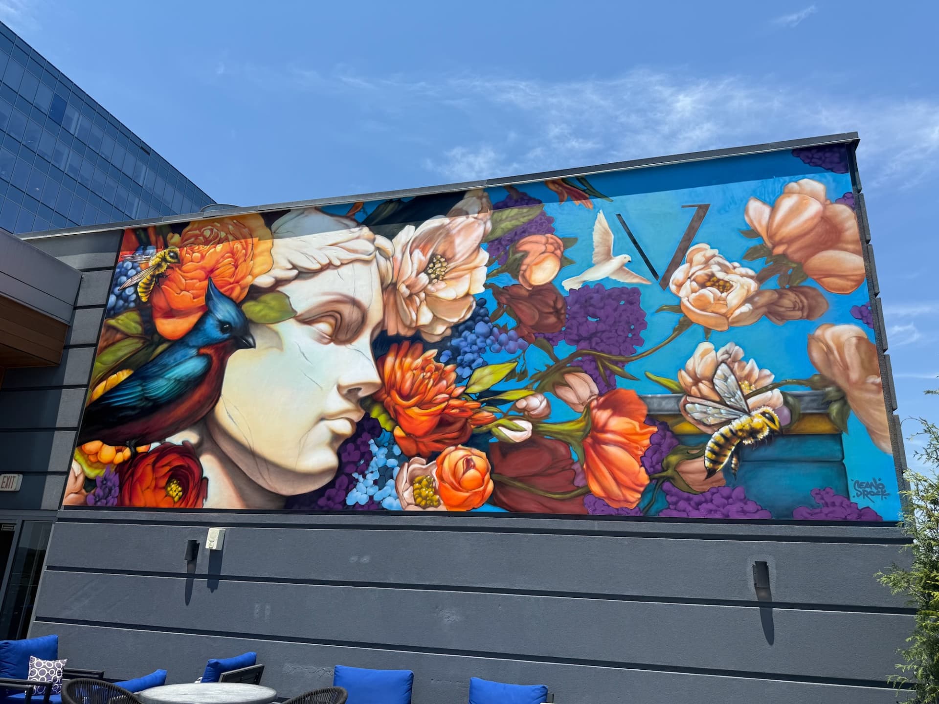 AC Hotel Level 7 Rooftop Mural