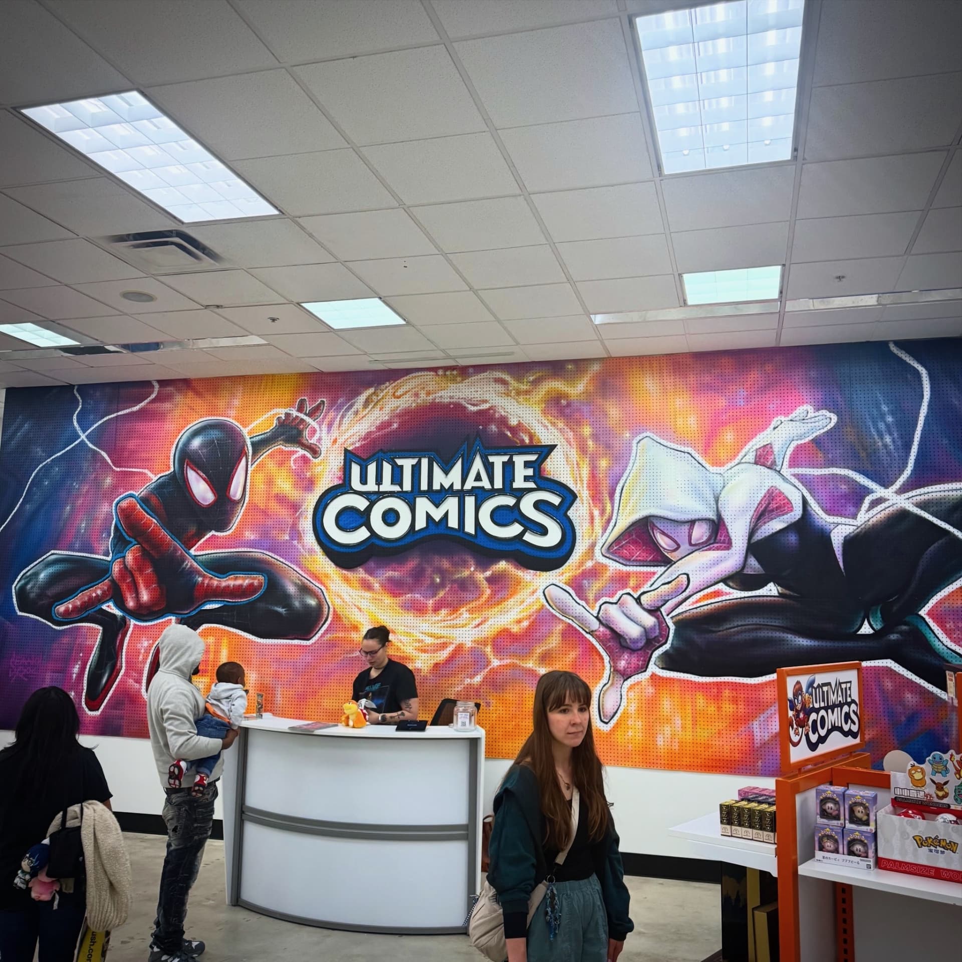 Ultimate Comics SpiderVerse Mural - Crabtree
