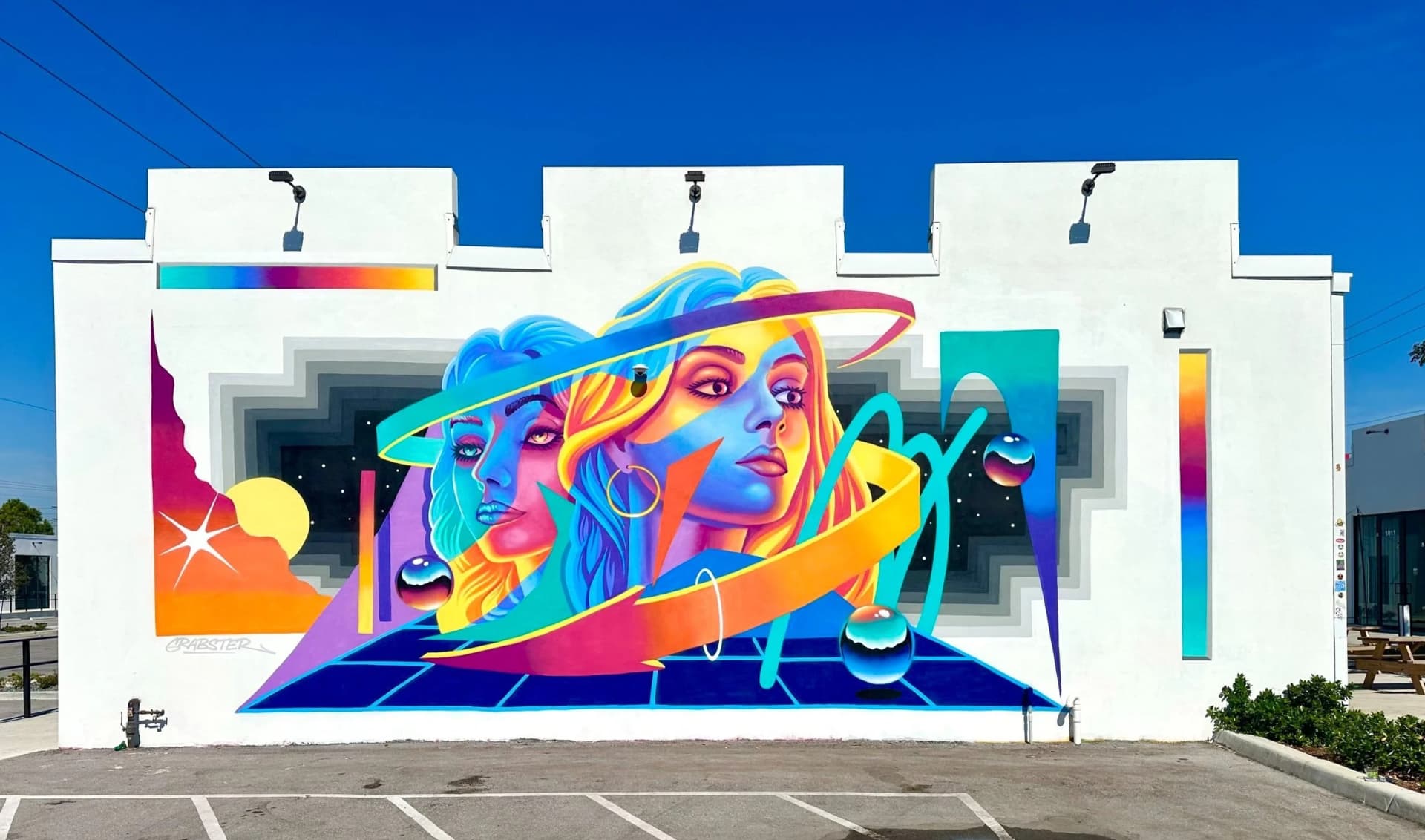 Cosmic Reflections of Vibrant Femininity
