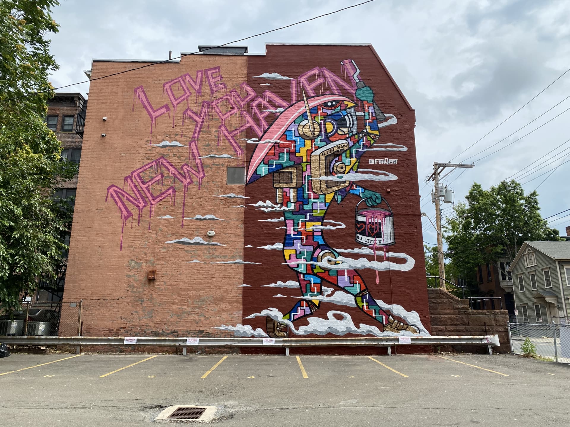 Super hero in New Haven 